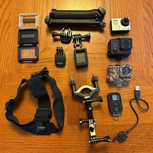 GoPro Hero Camera Bundle - Black and Silver